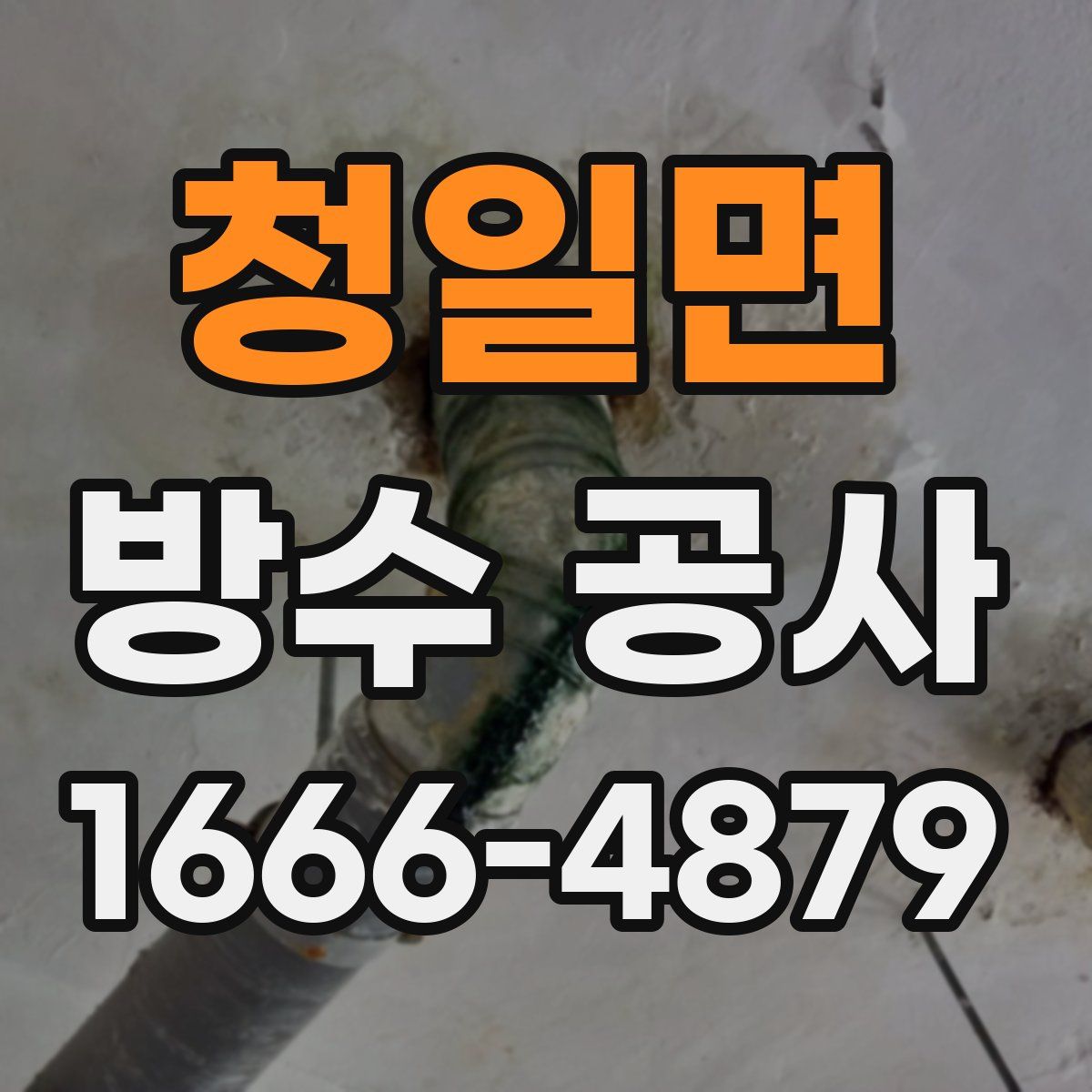 청일면 방수 공사