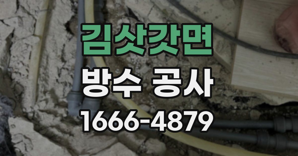 김삿갓면 방수 공사
