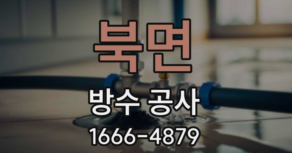 북면 방수 공사