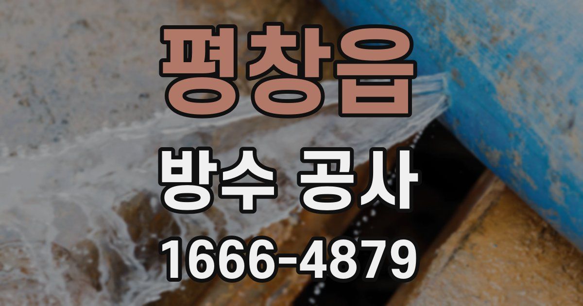 평창읍 방수 공사