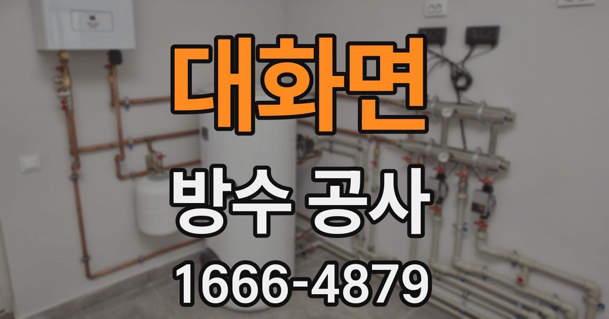 대화면 방수 공사