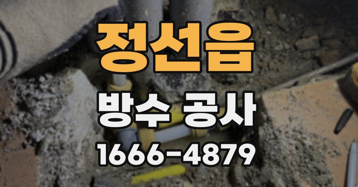 정선읍 방수 공사