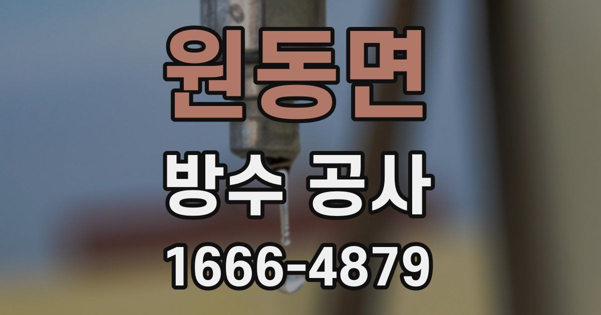 원동면 방수 공사