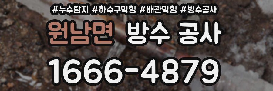 원남면 방수 공사