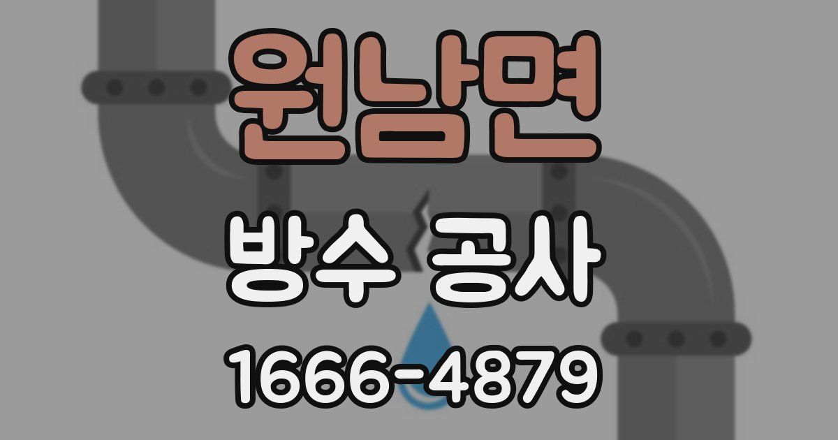 원남면 방수 공사