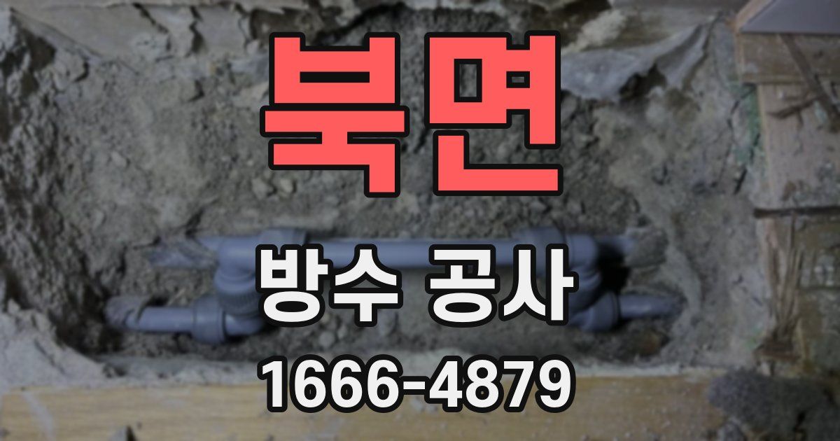 북면 방수 공사