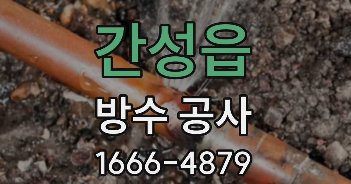 간성읍 방수 공사