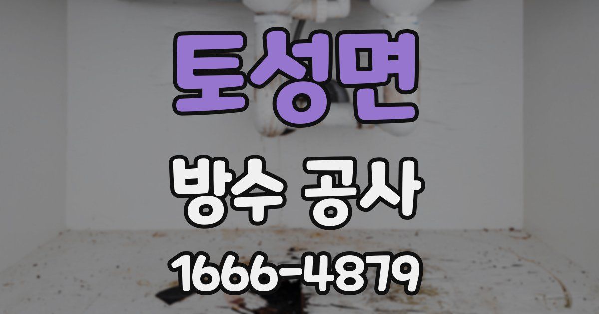 토성면 방수 공사