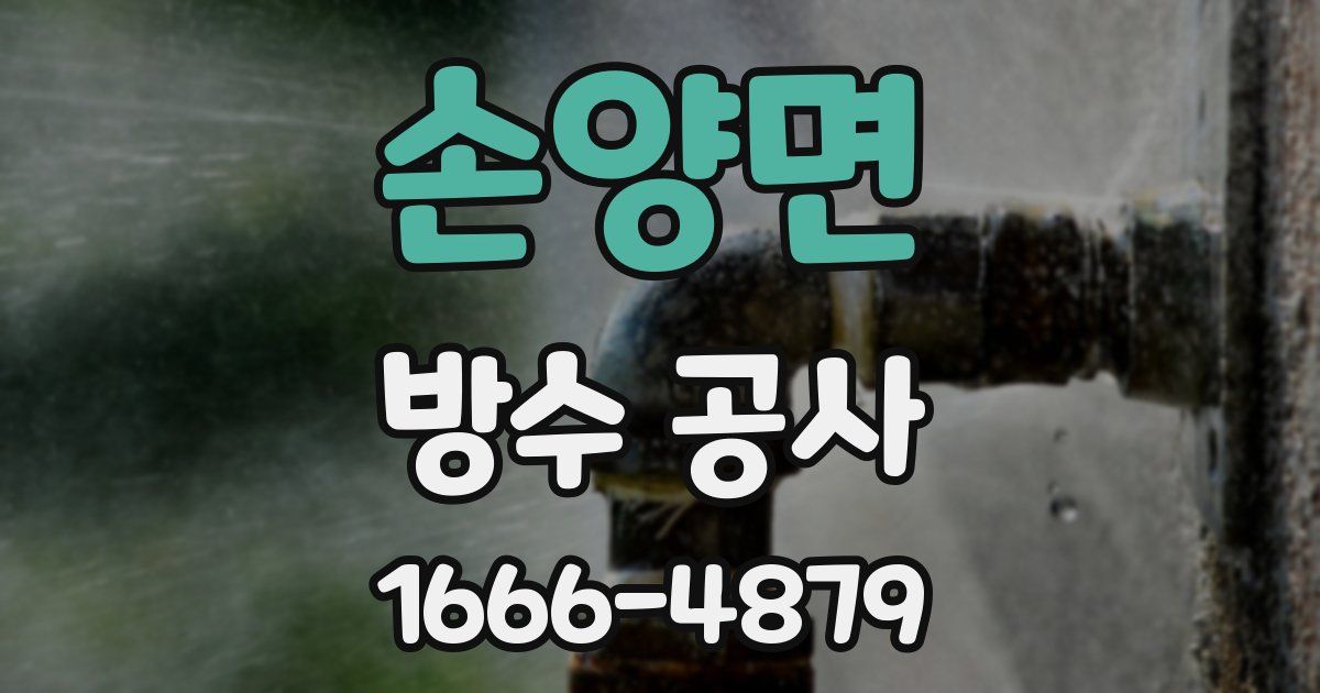 손양면 방수 공사