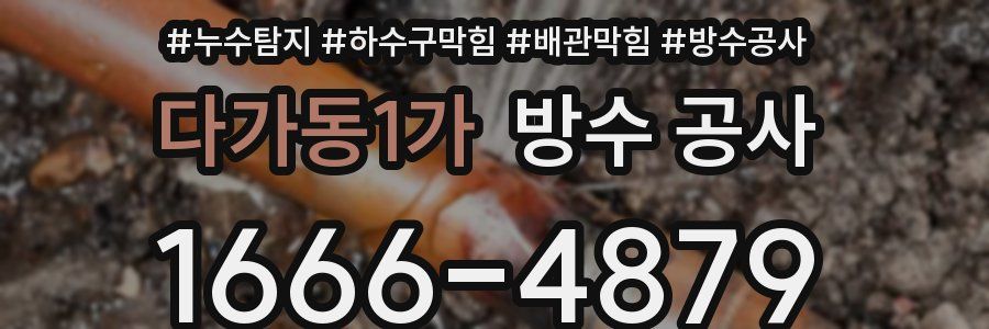 다가동1가 방수 공사