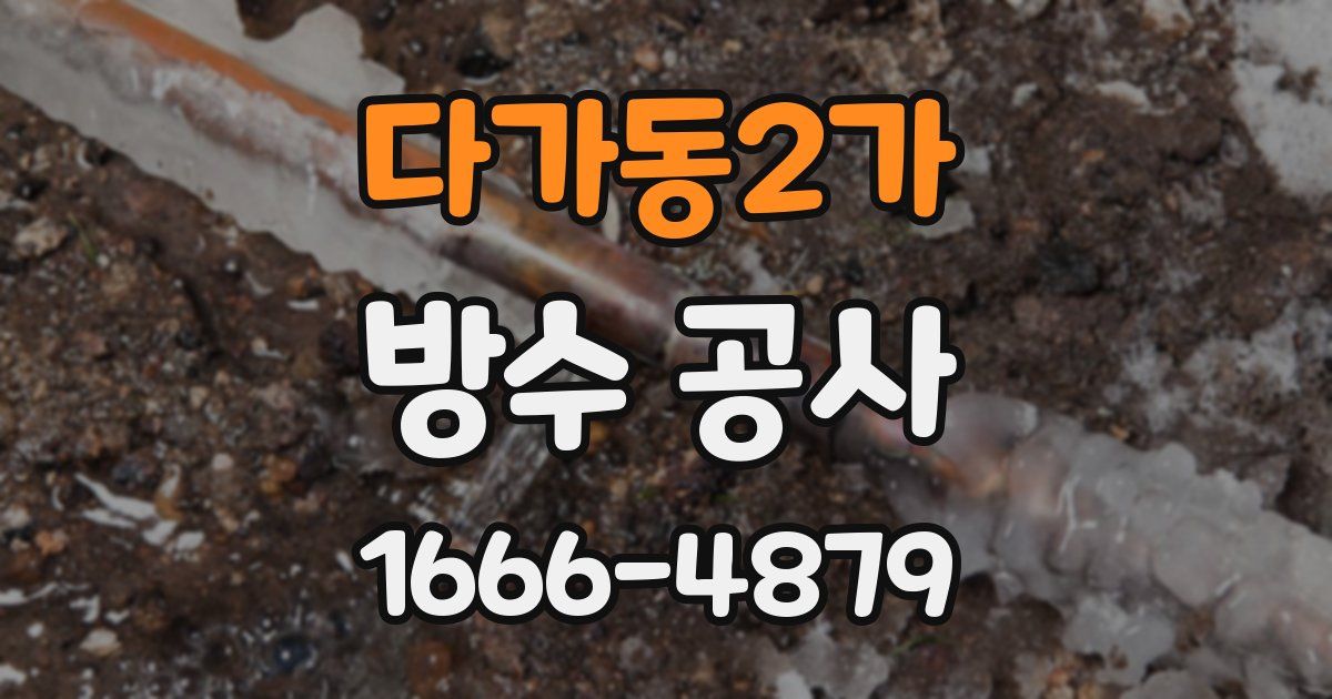 다가동2가 방수 공사