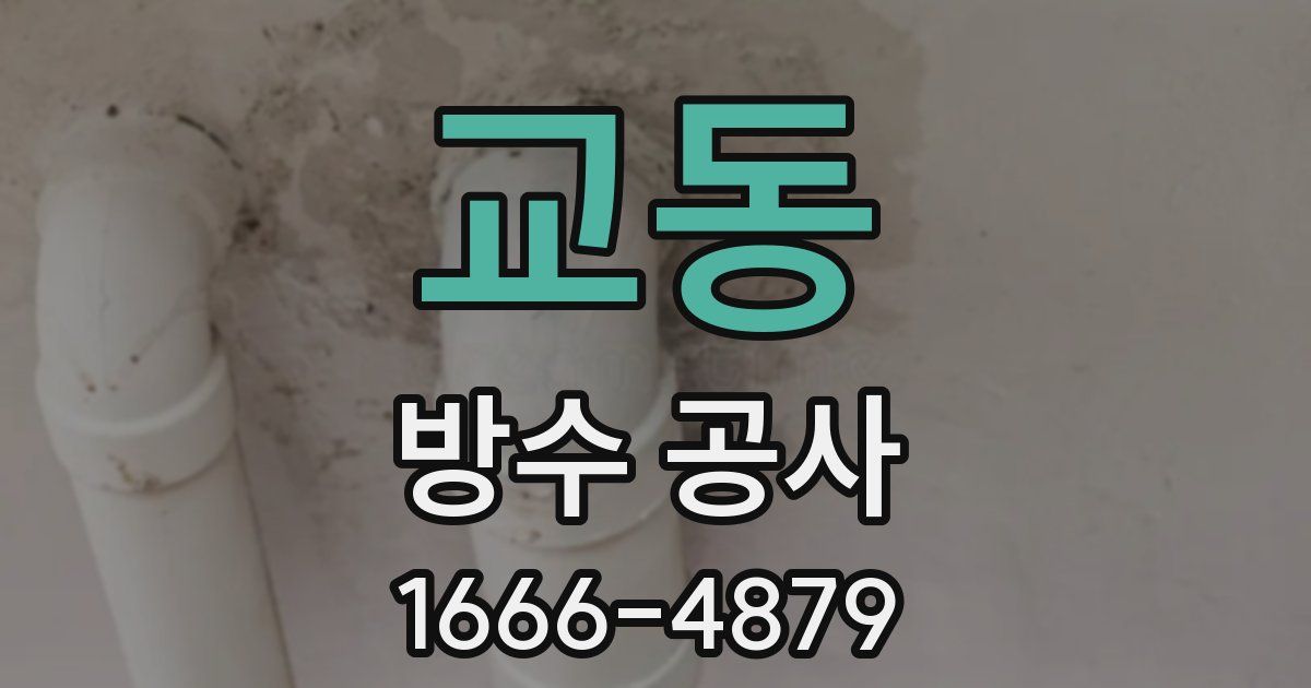 교동 방수 공사