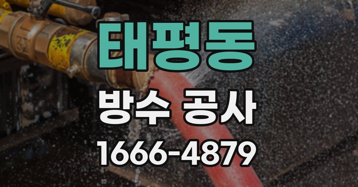 태평동 방수 공사