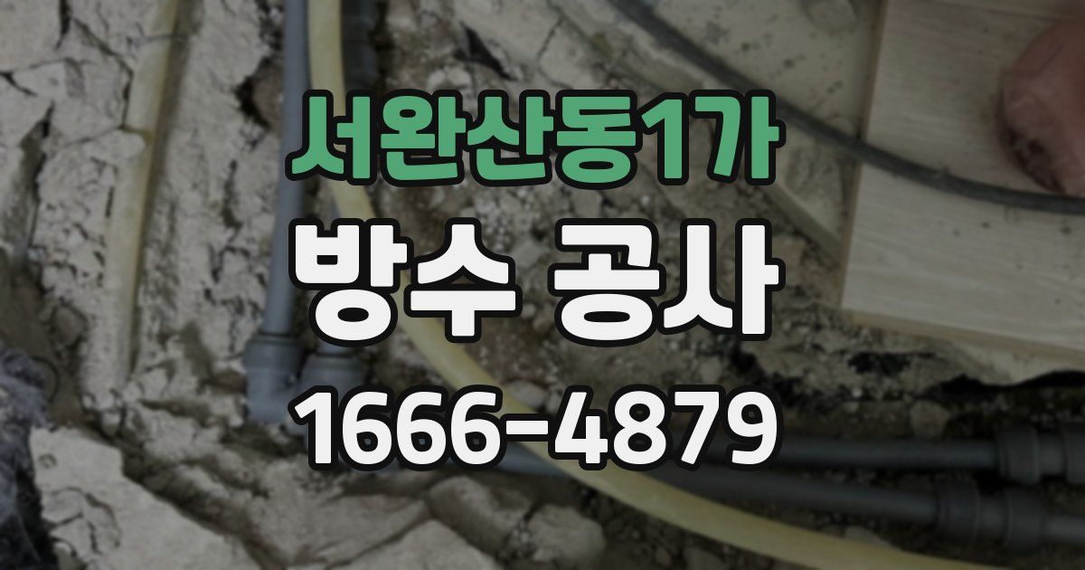 서완산동1가 방수 공사
