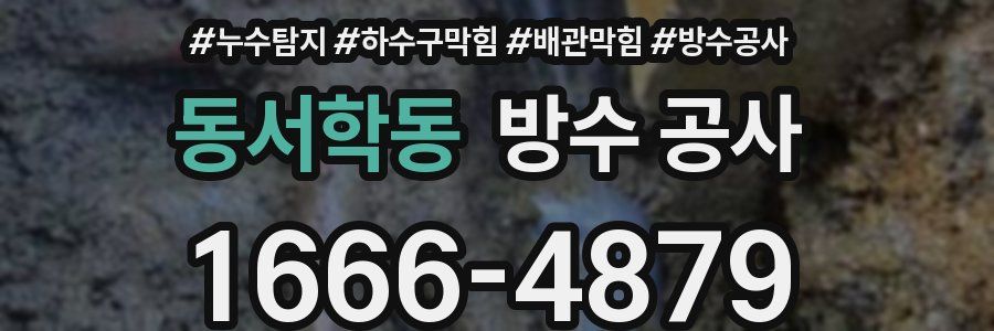 동서학동 방수 공사