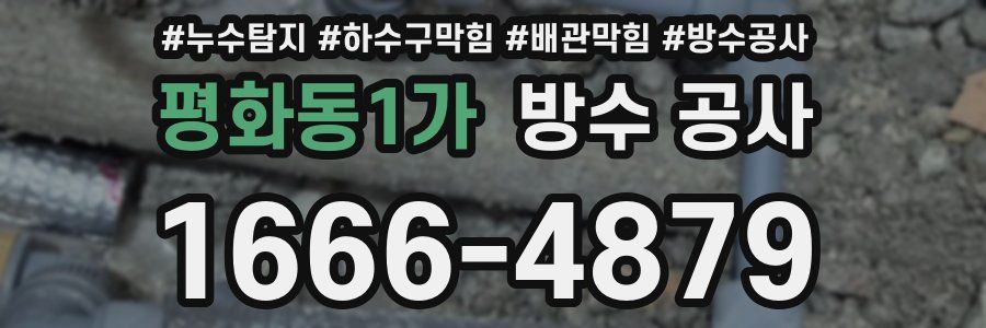 평화동1가 방수 공사