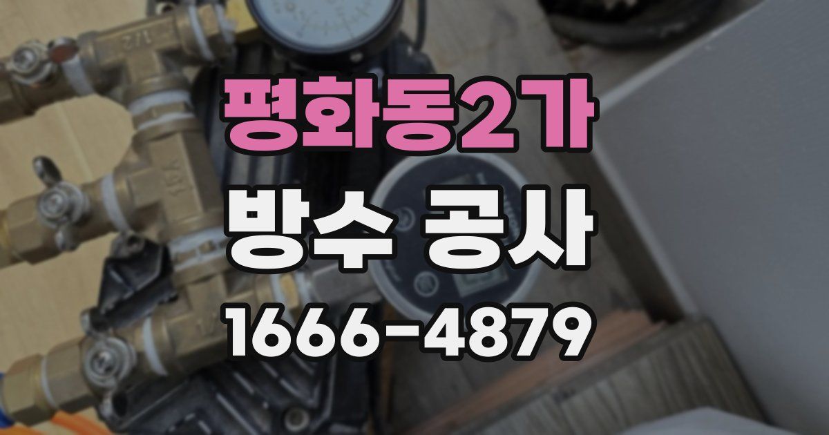 평화동2가 방수 공사