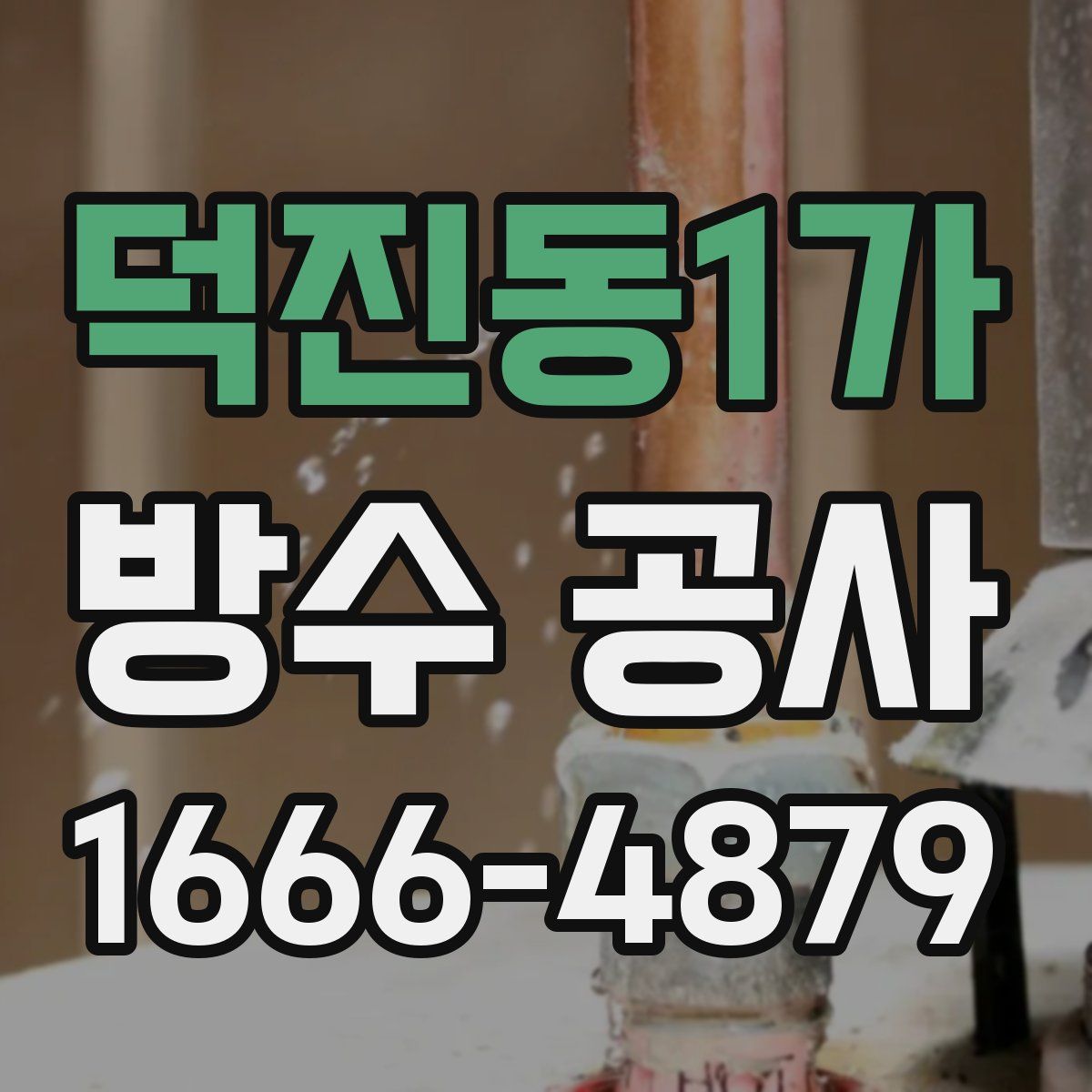 덕진동1가 방수 공사