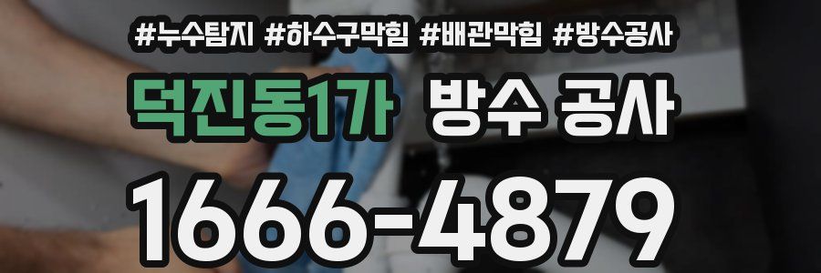 덕진동1가 방수 공사