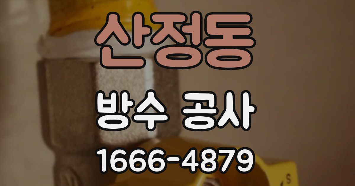 산정동 방수 공사