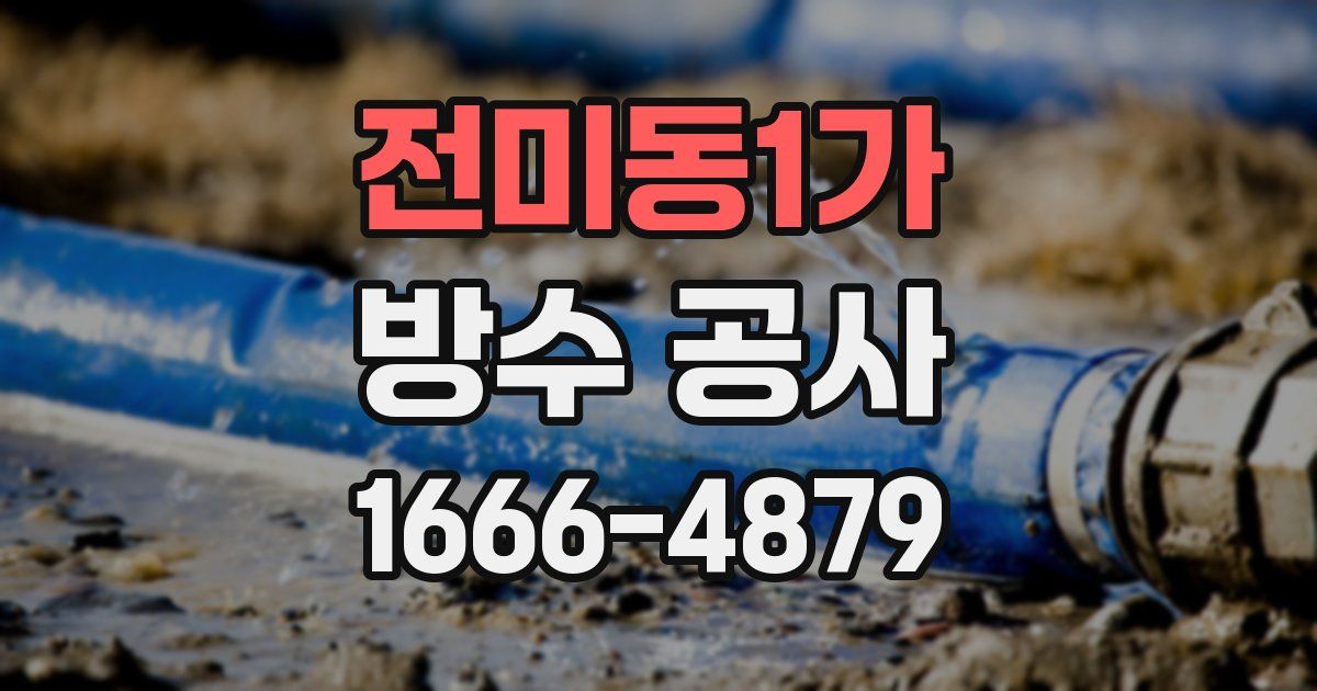 전미동1가 방수 공사