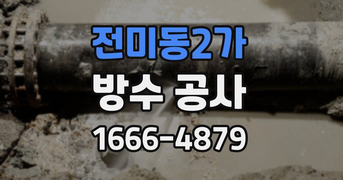 전미동2가 방수 공사