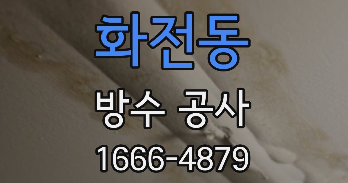화전동 방수 공사