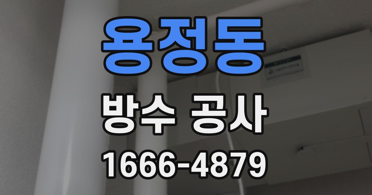 용정동 방수 공사