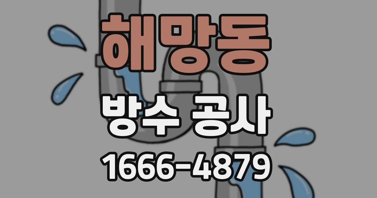 해망동 방수 공사