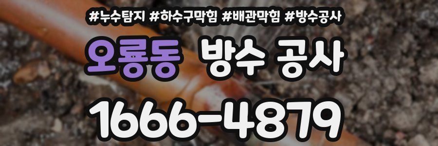 오룡동 방수 공사