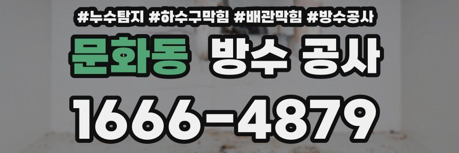 문화동 방수 공사