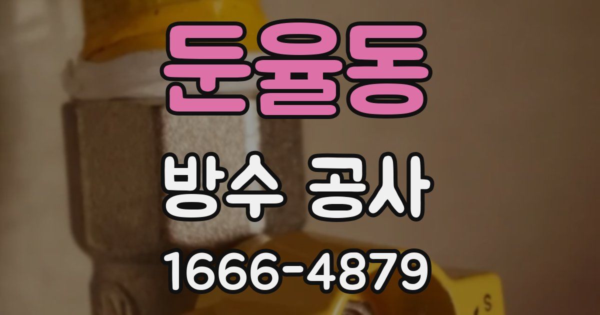 둔율동 방수 공사
