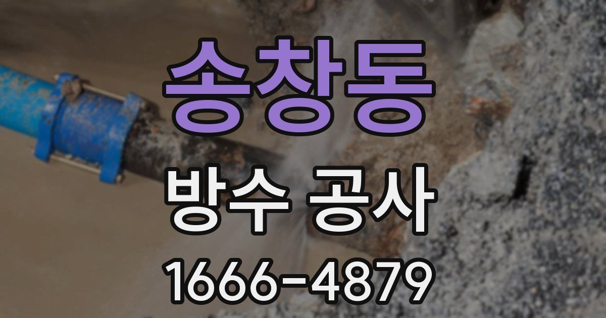 송창동 방수 공사