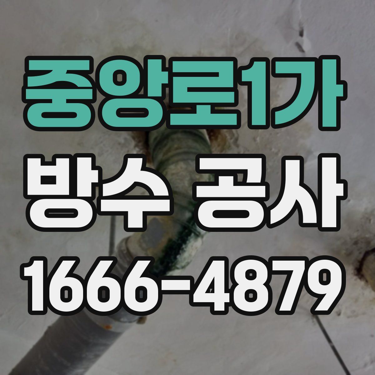 중앙로1가 방수 공사