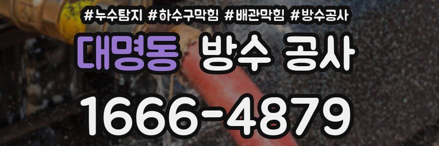 대명동 방수 공사