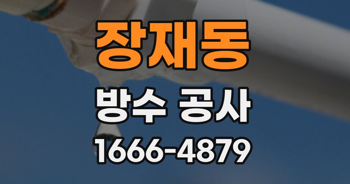 장재동 방수 공사