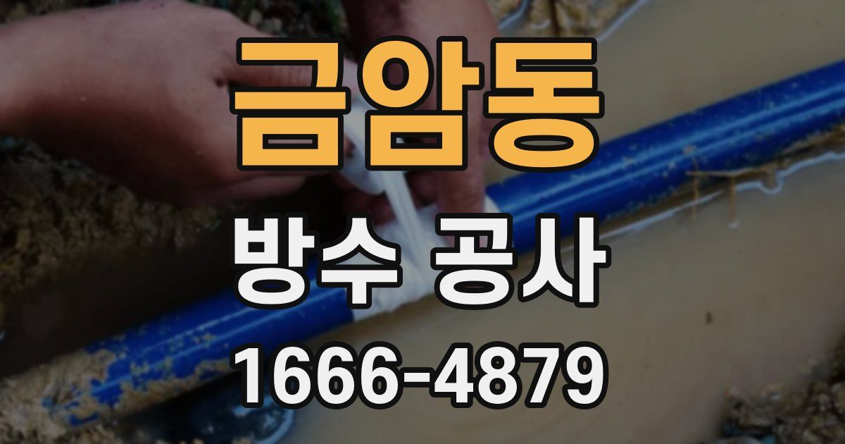 금암동 방수 공사
