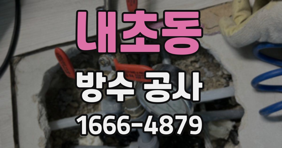 내초동 방수 공사