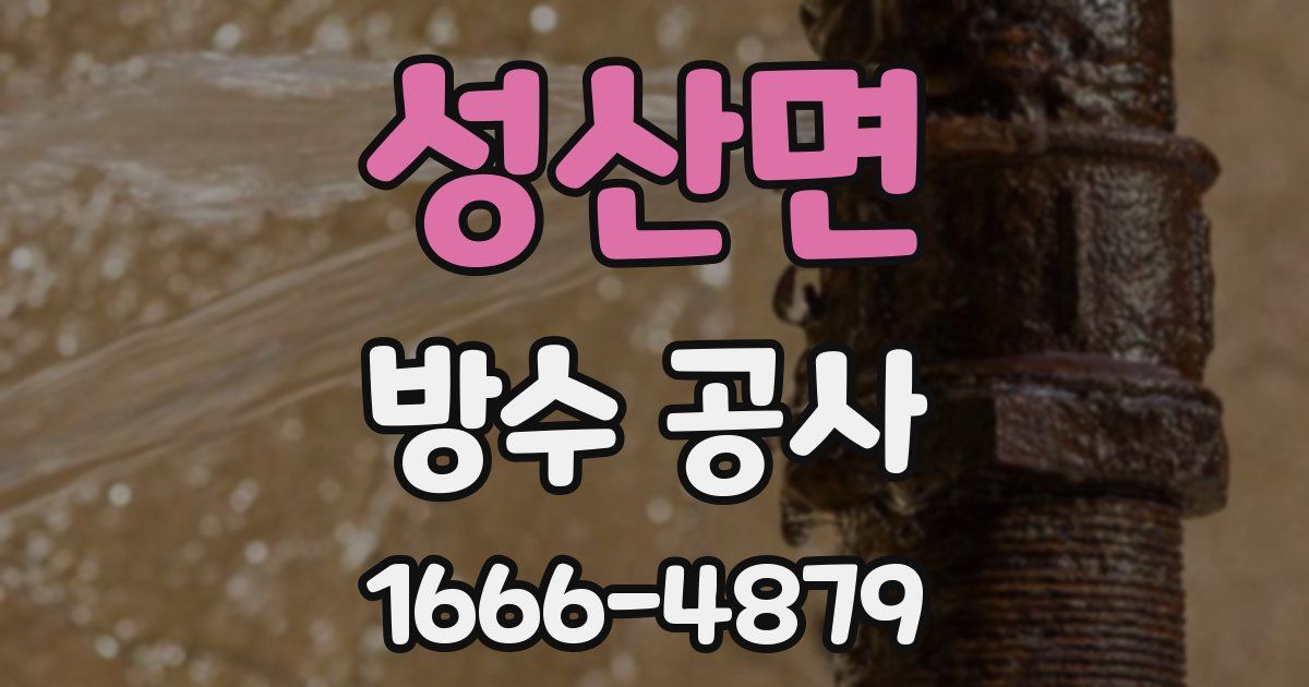 성산면 방수 공사