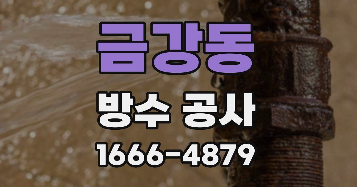 금강동 방수 공사