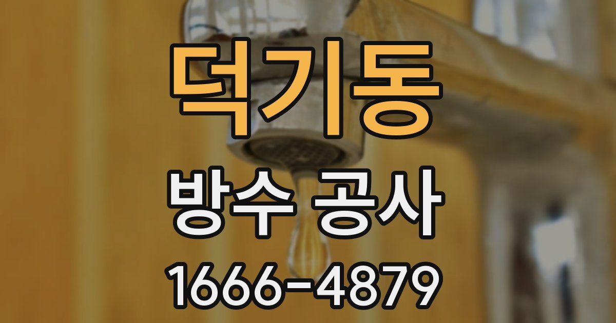 덕기동 방수 공사