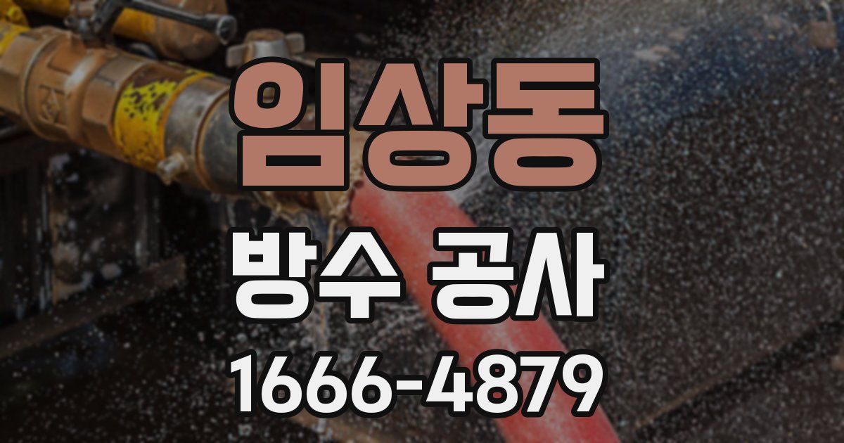 임상동 방수 공사