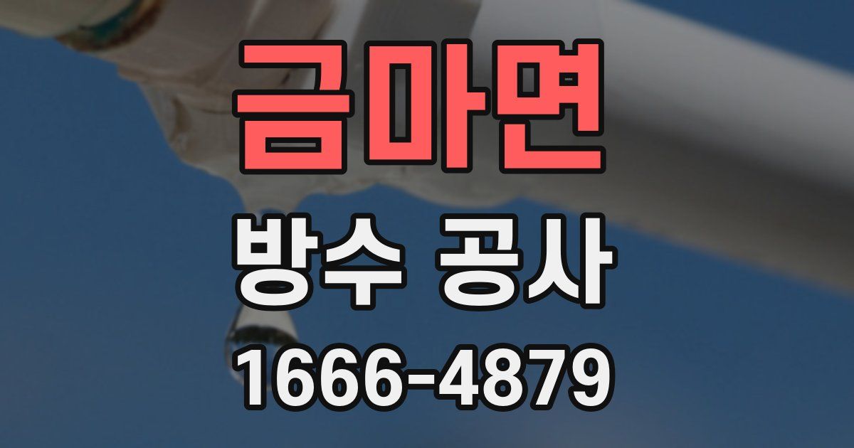 금마면 방수 공사