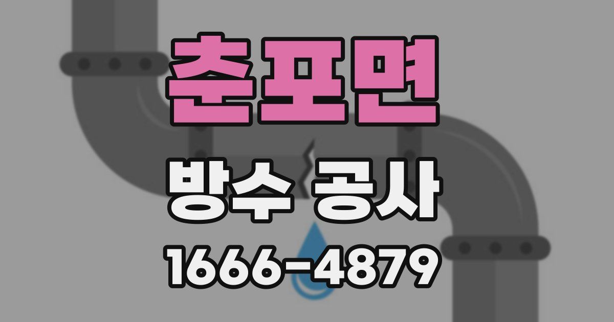 춘포면 방수 공사