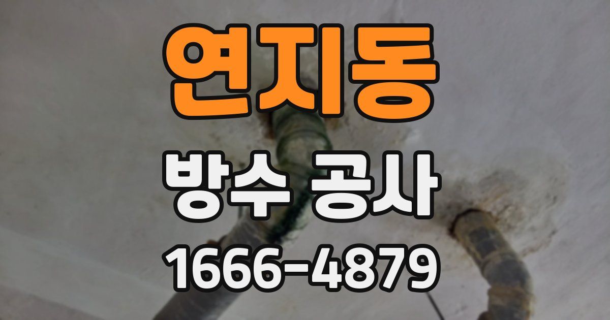 연지동 방수 공사