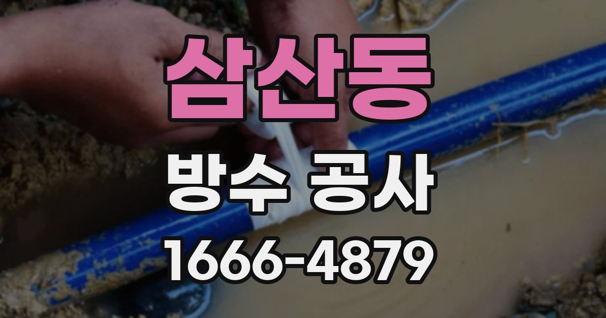 삼산동 방수 공사