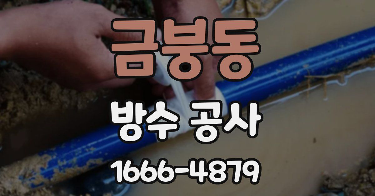 금붕동 방수 공사