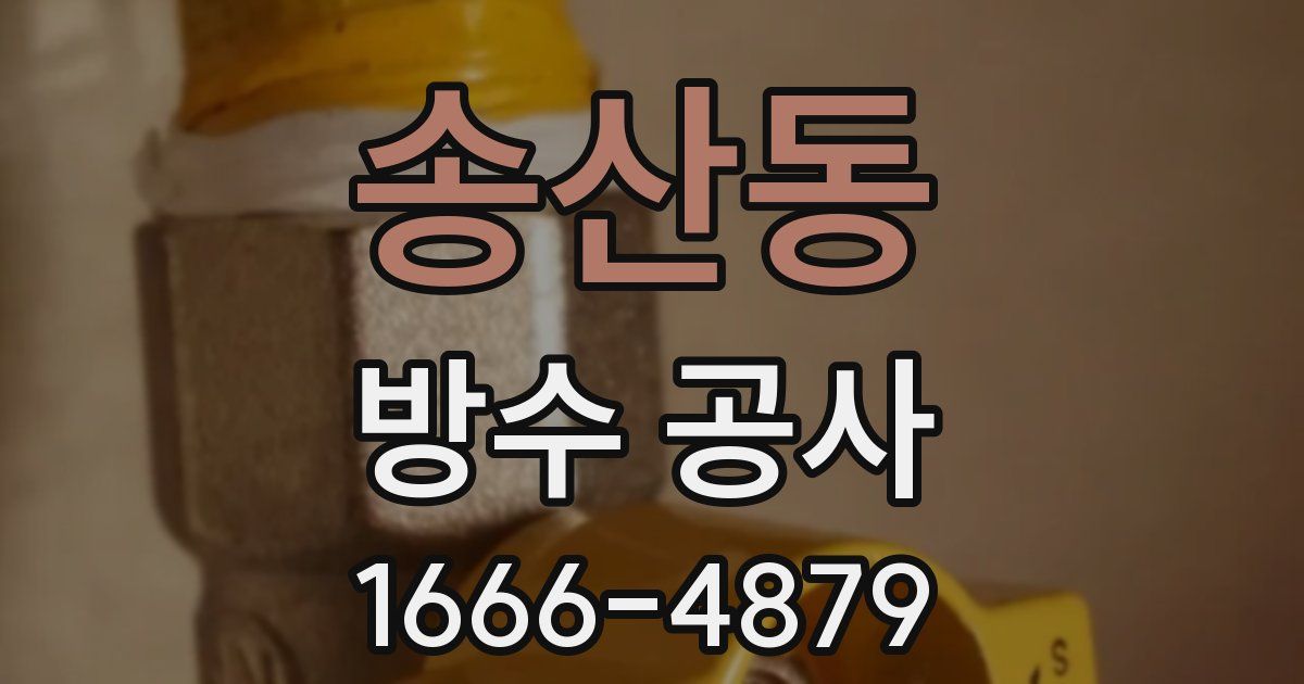 송산동 방수 공사