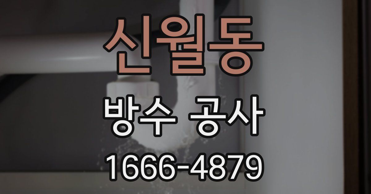 신월동 방수 공사