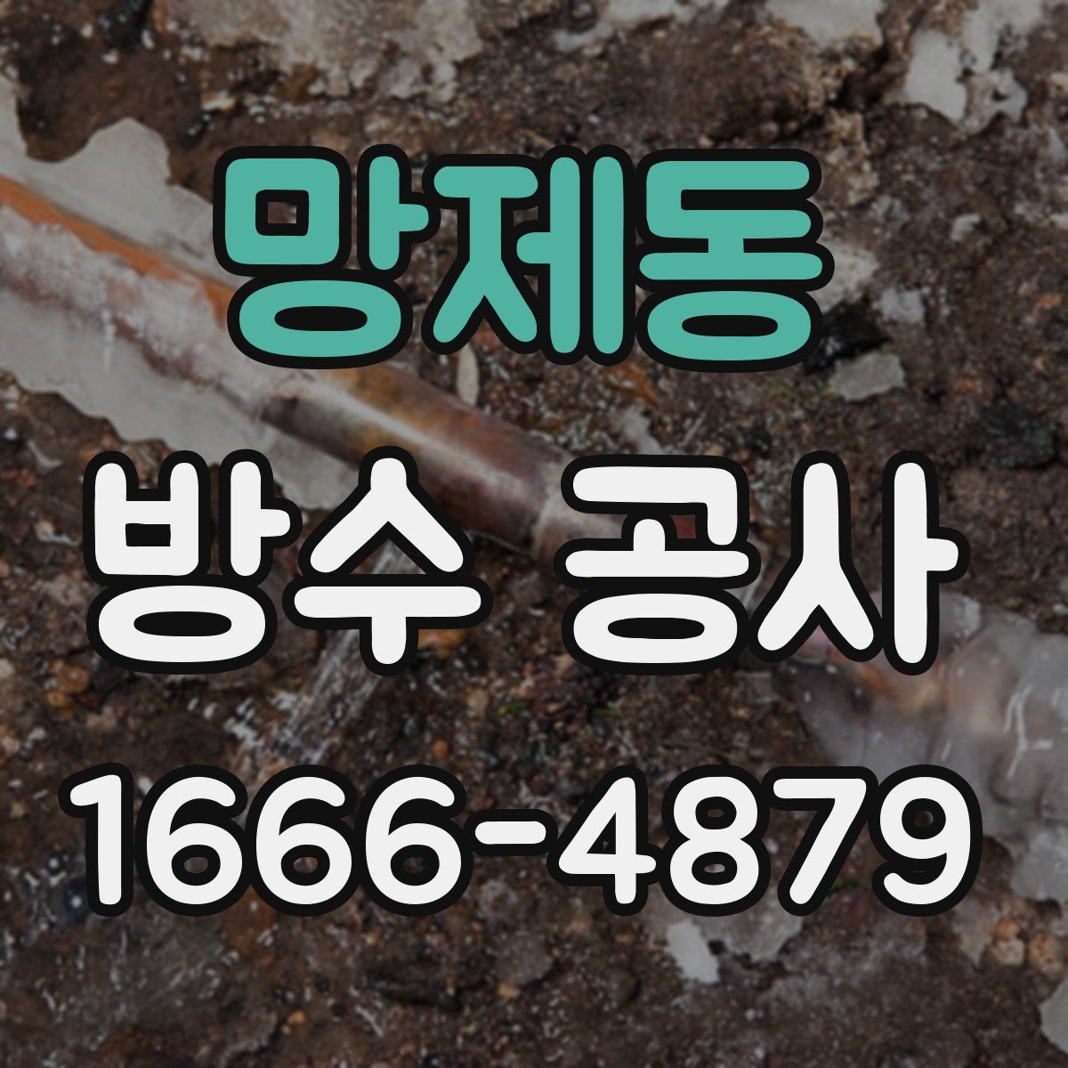 망제동 방수 공사